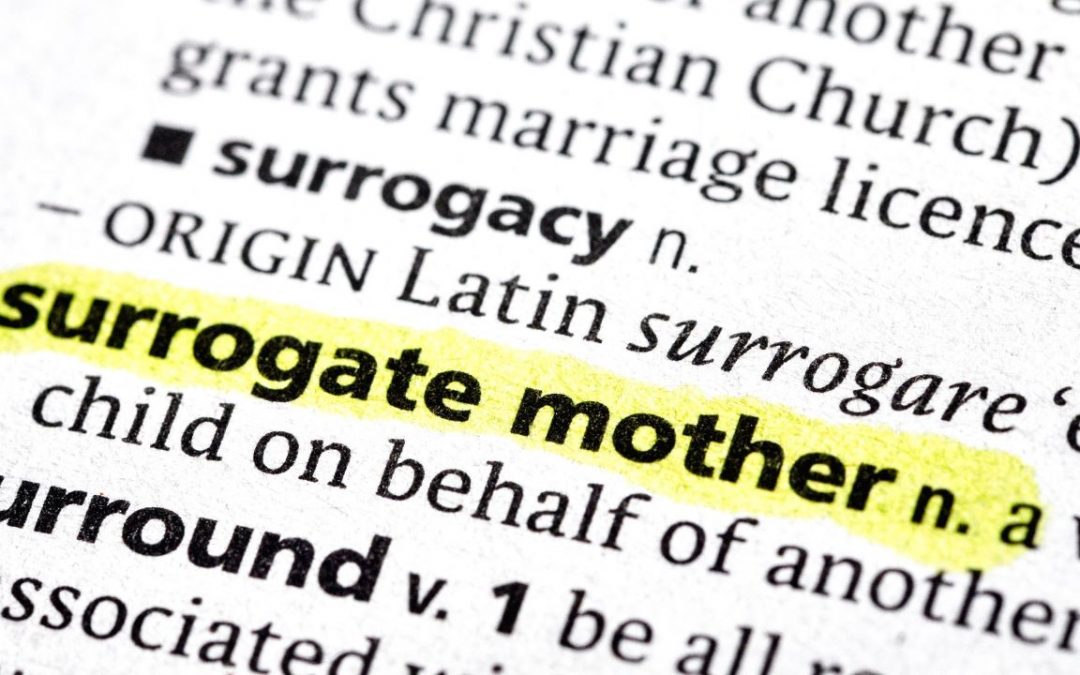 surrogate carrying a pregnancy
