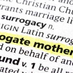 surrogate carrying a pregnancy